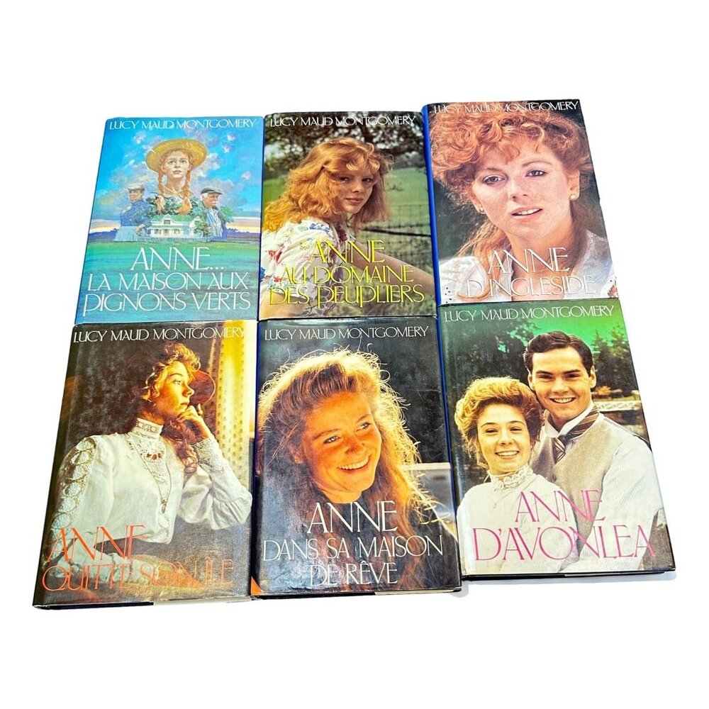 Anne of Green‎ Gables Lot 7 Books Livres HC DJ 1980s Club France French Francais